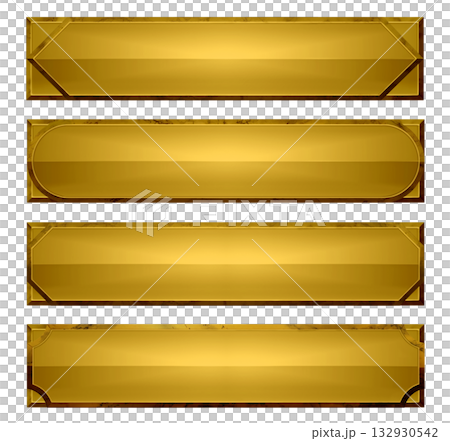 Luxurious gold frame F 4-piece set 132930542