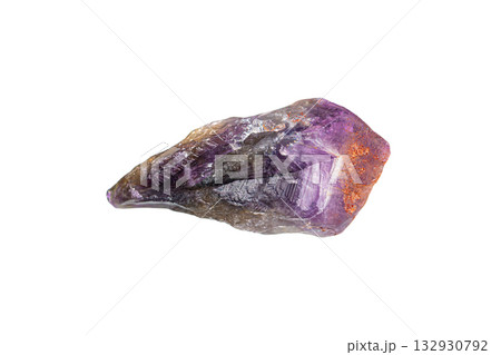Hematite coated amethyst gemstone 132930792