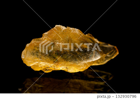 Golden yellow barite on dark background Golden yellow barite on dark background 132930796