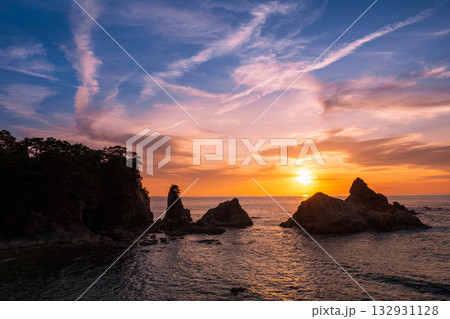 笹川流れ・夕景 132931128