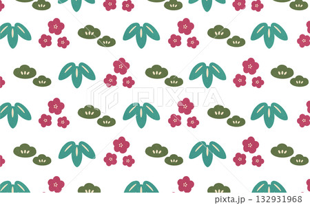 松竹梅のパターン 132931968