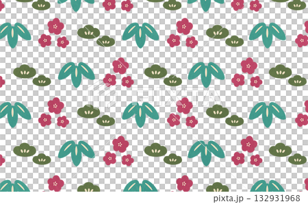 松竹梅のパターン 132931968