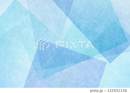 青　和紙　幾何学　模様　背景 132932138