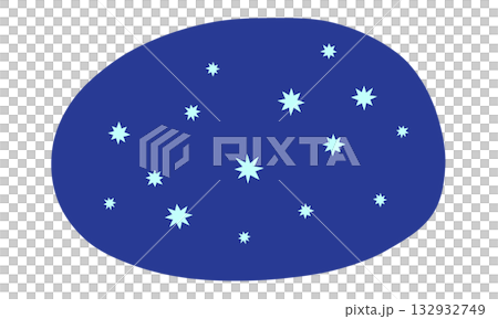 A simple illustration of a cut-out starry sky A simple illustration of a cut-out starry sky 132932749