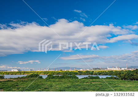 淀川風景 大阪府枚方市 淀川風景 大阪府枚方市 132933582