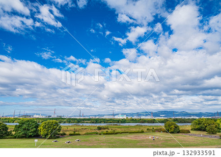 淀川風景　大阪府枚方市 132933591