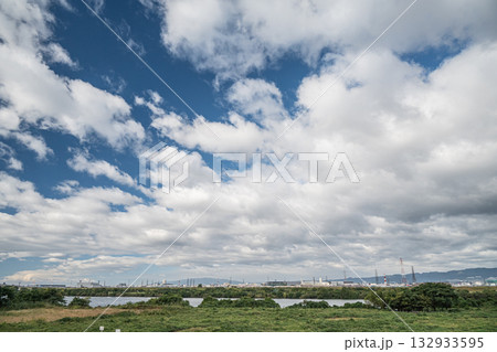 淀川風景 大阪府枚方市 淀川風景 大阪府枚方市 132933595