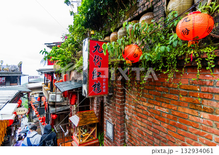 台湾　九份　台湾茶　茶房　九分　老街　新北市　基山街 132934061