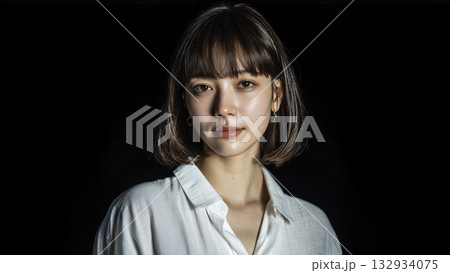 肌が美しい日本人女性 肌が美しい日本人女性 132934075