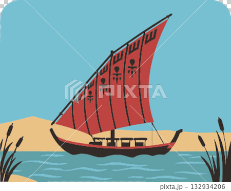 ship sailing on sea 132934206