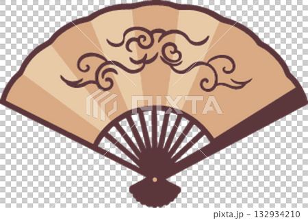 the view of the wooden fan 132934210