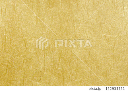 紙のテクスチャ　和紙素材　青金色3 132935331