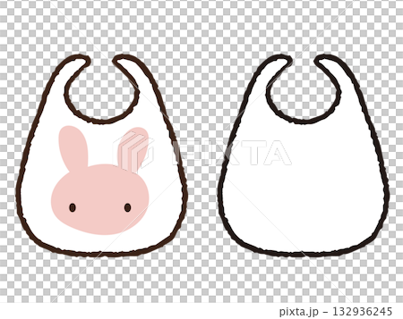 手描きのスタイ 手描きのスタイ 132936245