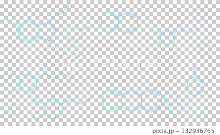 化學結構式的框架示意圖 132936765