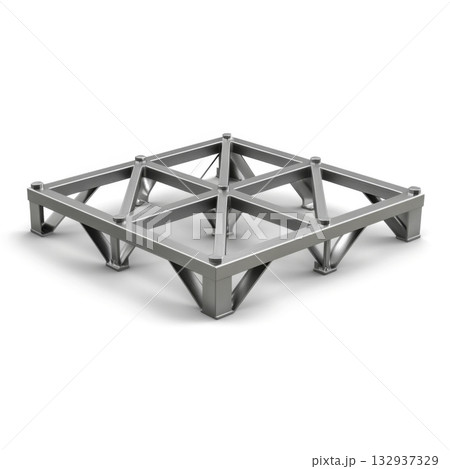 Metallic Framework Structure for Industrial Use and Engineering Designs 132937329