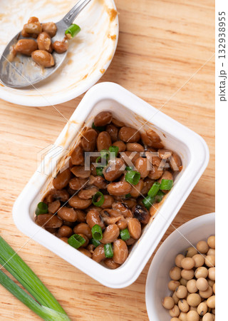 Natto (Fermented soybean), Traditional Japanese food, Healthy eating for gut health 132938955