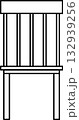 椅子のシンプルなアイコン 132939256