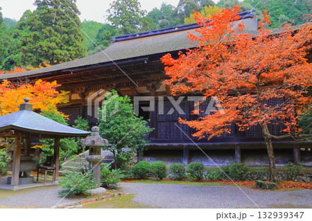 秋の金剛輪寺(国宝本堂・滋賀県愛荘町) 秋の金剛輪寺(国宝本堂・滋賀県愛荘町) 132939347