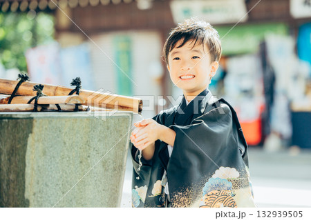 七五三 手水 七五三 手水 132939505