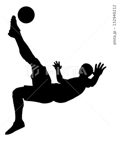 Football Soccer Player Silhouette Man 132940212