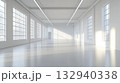 3d render of empty white room with large windows and large windows 132940338