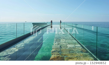 海に続く道 132940652