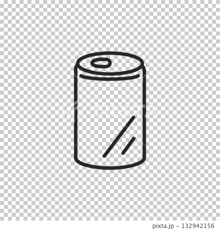 シンプルな缶のアイコン 132942156
