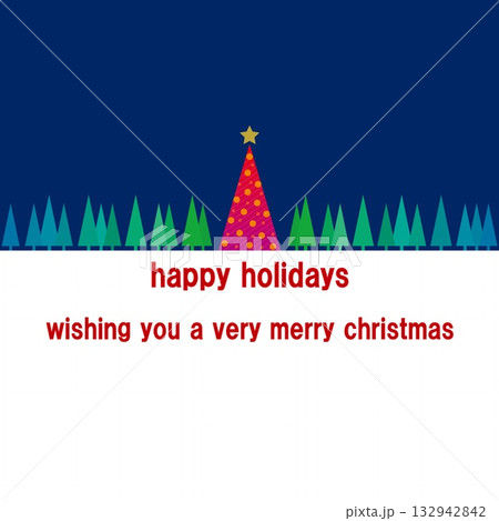 クリスマス クリスマスツリー ホワイトスペース クリスマス クリスマスツリー ホワイトスペース 132942842