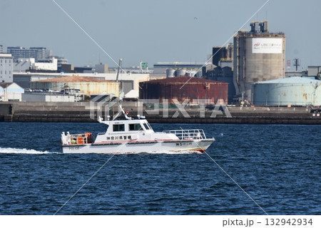 海の警察、横浜水上警察署巡視船パトロール 海の警察、横浜水上警察署巡視船パトロール 132942934