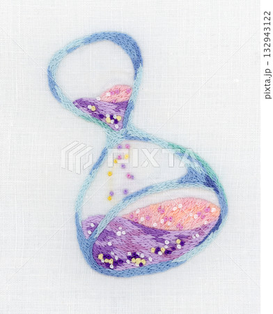 砂時計の刺繍 砂時計の刺繍 132943122