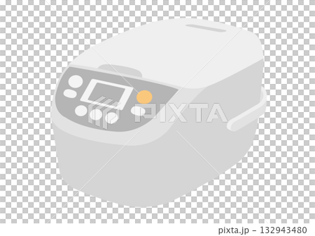 白色電鍋圖解 白色電鍋圖解 132943480