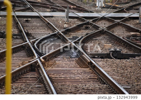 鉄道の分岐器 132943999