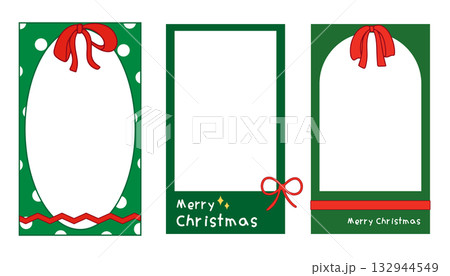 Christmas frame for festival, element on social media platform template Christmas frame for festival, element on social media platform template 132944549