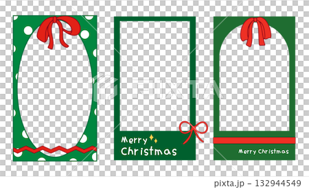 Christmas frame for festival, element on social media platform template 132944549