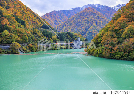 黒部峡谷　トロッコ鉄道 132944595