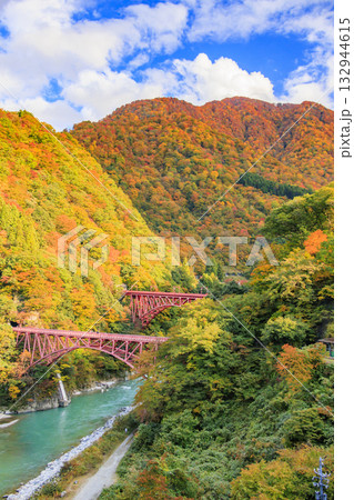 黒部峡谷　トロッコ鉄道 132944615