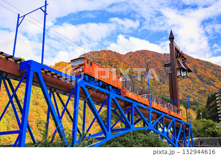 黒部峡谷 トロッコ鉄道 黒部峡谷 トロッコ鉄道 132944616