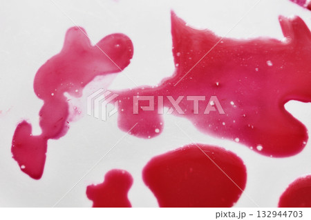 Drops of blood on white background 132944703