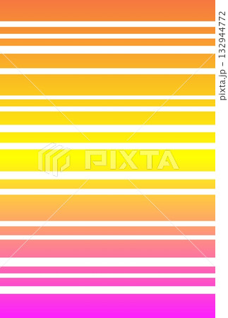 ボーダー模様　グラデーション 132944772