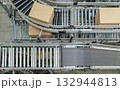 packing line in a logistics warehouse. conveyor belt in a modern production line 132944813