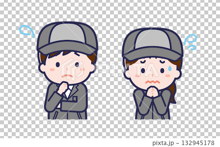 Factory worker / Duo / Male and female 05 132945178