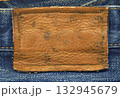 古いジーンズの革パッチ - 1 132945679