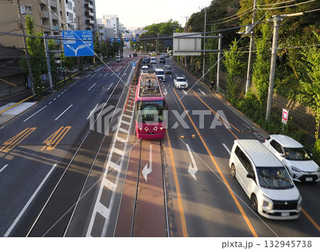 東京さくらトラム(都電荒川線)・併用軌道・音無橋交差点 132945738