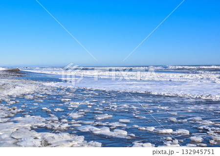 北海道 大津海岸 ジュエリーアイス 北海道 大津海岸 ジュエリーアイス 132945751