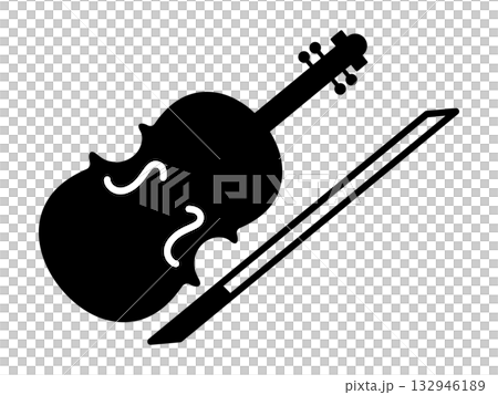 小提琴圖示（單色） 132946189