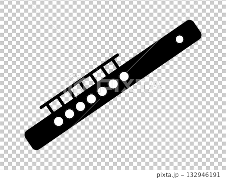 單色長笛圖標 132946191
