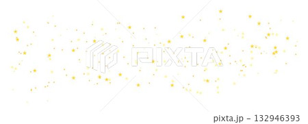 Horizontal Particle Band on White Background with Light Abstract Texture 132946393