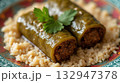rice with pork or beef or other meat ingredients 132947378