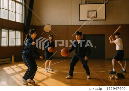 冬休みの部活動 132947402