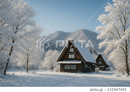 冬の静寂 132947405